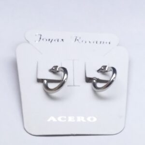 Argolla cubana 12 mm. acero quirúrgico