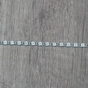 Cadena caracol 2mm. 50 cm