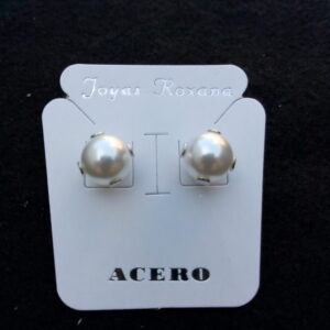 Perla engarzadas de acero numero 10