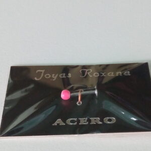 Piercing acero quirúrgico.