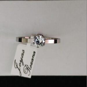 Anillo cintillo con Cubik. Varias medidas