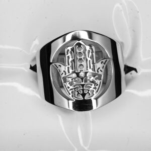 Anillo acero quirúrgico.