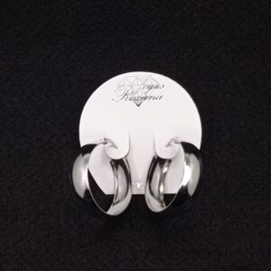 Argollas anchas.